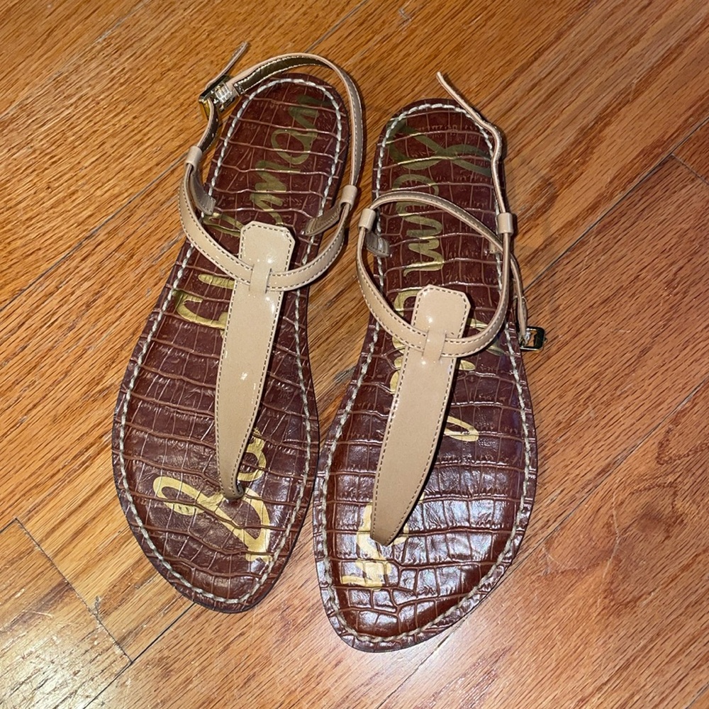 NWOB Gigi thong Sam Edelman sandal tan